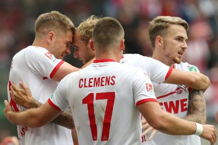 5:3 nach 0:2: Köln nach Sieg auf St. Pauli alleiniger Tabellenführer