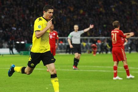 Robert Lewandowski - 14 Spiele gegen den FC Bayern, 5 Tore