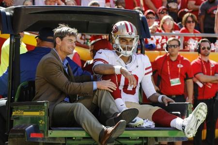 Schock für die 49ers: Quarterback Garoppolo erleidet Kreuzbandriss