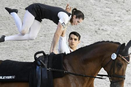 Weltreiterspiele: Bronze für Voltigierer Derks und Kay im Pas de Deux