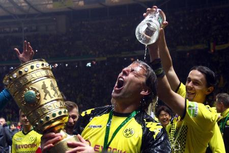 Weitere Titel folgen: 2012 holt Weidenfeller mit dem BVB das Double. Der Sieg im DFB-Pokal 2017 ist der letzte Höhepunkt sei...