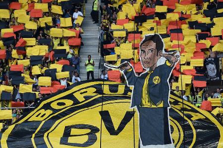 'Borussia gibt den Takt vor' - Schöne Auswärtschoreografie des BVB in Mainz. Am Ende musste man sich dennoch geschlagen geben.