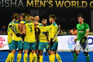 Hockey-WM: Titelverteidiger Australien besiegt Irland