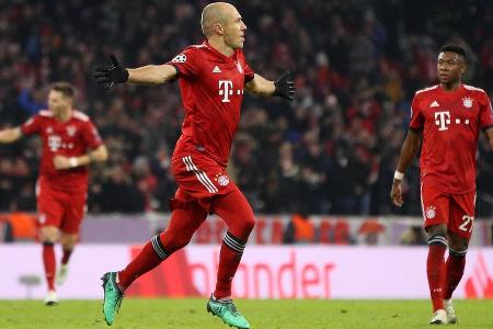 Was für eine Vorstellung von Arjen Robben! Der Niederländer ebnete durch einen Doppelpack den Weg zum Bayern-Sieg. Dabei zog...