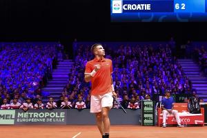 Davis Cup: Frankreich verkürzt im Finale gegen Kroatien