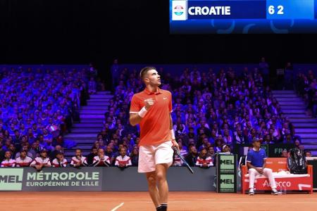 Davis Cup: Frankreich verkürzt im Finale gegen Kroatien