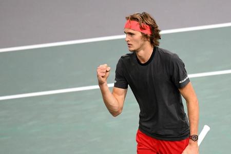 Zverev beim Masters in Paris erstmals im Viertelfinale