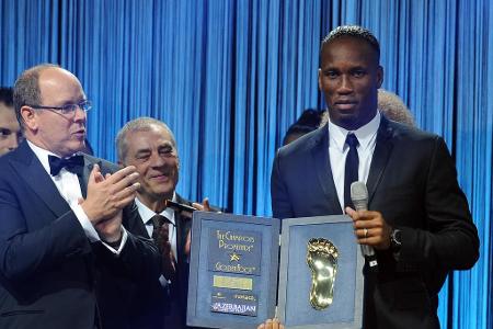 Seit 2013 ziert Drogbas Fußabdruck die 'Champions-Promenade' in Monaco - zu Ehren seiner außerordentlichen sportlichen Leist...