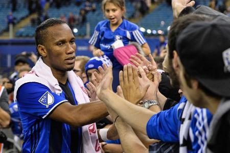 Sein Startelf-Debüt in der MLS feiert Drogba mit dem ersten Hattrick in der Liga-Geschichte. Für die Montreal Impact erzielt...