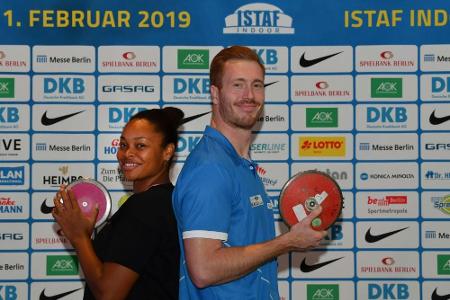 Weltpremiere: Teamwettbewerb im Diskus beim Indoor-ISTAF