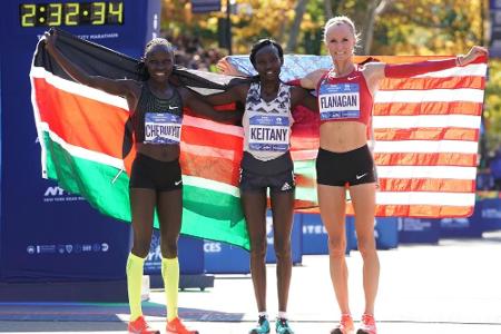 Keitany und Desisa gewinnen New-York-Marathon