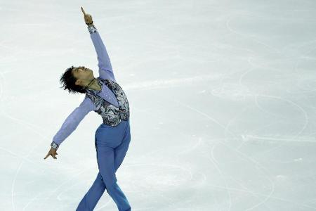 Eiskunstlauf: Olympiasieger Hanyu gewinnt in Helsinki