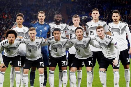 Nur noch Platz 16: DFB-Team rutscht in FIFA-Weltrangliste weiter ab