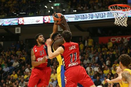 EuroLeague: Bayern in Tel Aviv ohne Chance EuroLeague: Bayern in Tel Aviv ohne Chance
