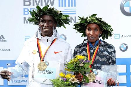 Kipchoge und Cherono Marathonläufer des Jahres