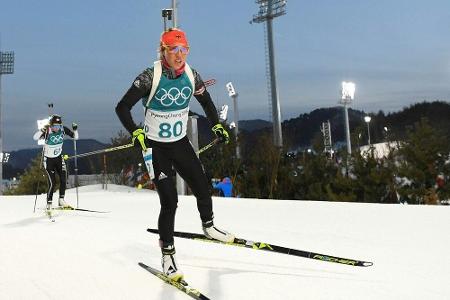 Biathlon: Olympiasiegerin Dahlmeier zurück im Training