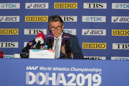 Coe mahnt: Kein Boykott der Leichtathletik-WM in Katar aus politischen Gründen Coe mahnt: Kein Boykott der Leichtathletik-WM in Katar aus politischen Gründen