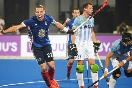 Hockey: Olympiasieger Argentinien trotz Niederlage Gruppenerster Hockey: Olympiasieger Argentinien trotz Niederlage Gruppenerster