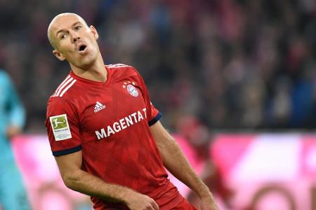 FC Bayern: Hinrunden-Aus für Robben