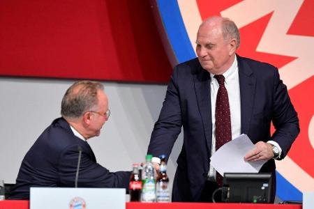 Pressekonferenz des Jahres: Uli Hoeneß und Karl-Heinz Rummenigge