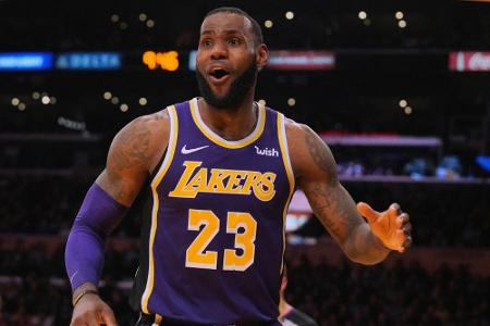 NBA: James und Ball führen Lakers zum Sieg