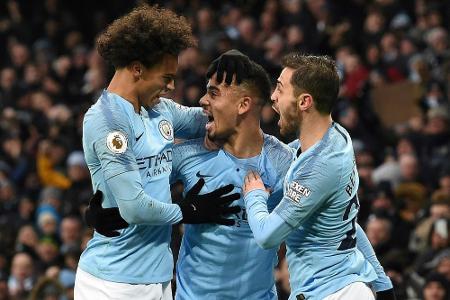 England: ManCity wieder Tabellenführer - Tottenham jubelt spät