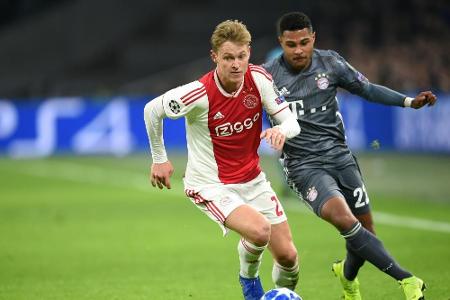 Barca holt Ajax-Star de Jong für 75 Millionen Euro Ablöse Barca holt Ajax-Star de Jong für 75 Millionen Euro Ablöse