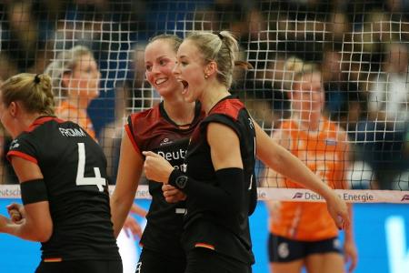 Volleyball-EM: DVV-Frauen gegen Rekordweltmeister Russland