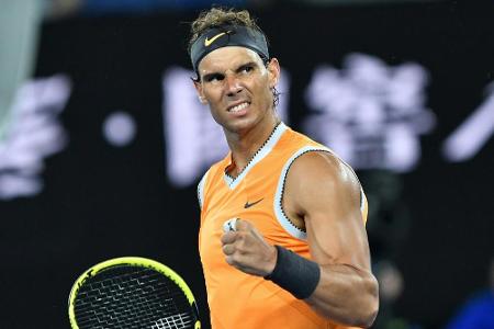 Nadal ohne Satzverlust im 30. Grand-Slam-Halbfinale Nadal ohne Satzverlust im 30. Grand-Slam-Halbfinale