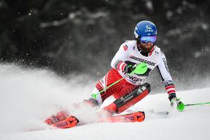 Kombination in Wengen: Schwarz in Führung