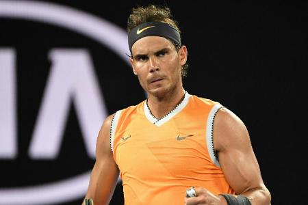 Weiter ohne Satzverlust: Nadal stürmt ins Finale der Australian Open Weiter ohne Satzverlust: Nadal stürmt ins Finale der Australian Open