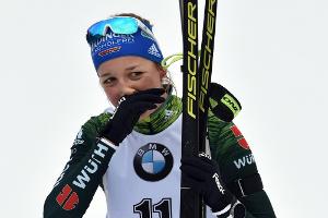 Halsentzündung: Biathletin Preuß fällt für Antholz aus