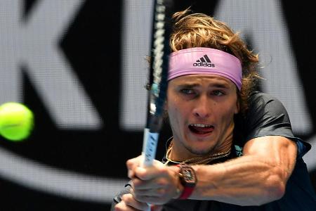 Australian Open: Alexander Zverev souverän - Mischa Zverev ausgeschieden