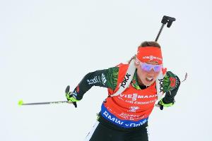 Dahlmeier in der Verfolgung von Antholz auf Rang zwei