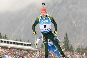Peiffer in der Verfolgung von Antholz auf Platz sechs