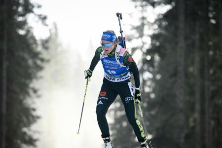 Biathlon-Verfolgung: Preuß läuft von 45 auf Rang sechs