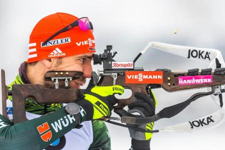 Biathlon-Verfolgung: Peiffer wird Zweiter hinter Bö - Doll auf Rang sieben