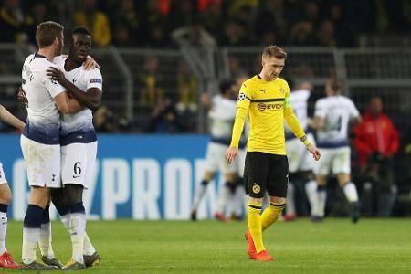 Das Wunder bleibt aus: Dortmund scheitert an Tottenham