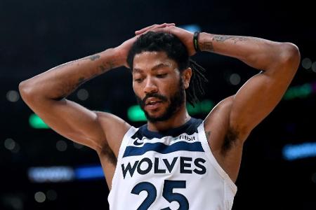Ellbogen-OP: NBA-Saison für früheren MVP Rose beendet Ellbogen-OP: NBA-Saison für früheren MVP Rose beendet