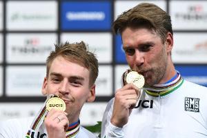 Bahnrad: Kluge/Reinhardt gewinnen WM-Gold im Madison