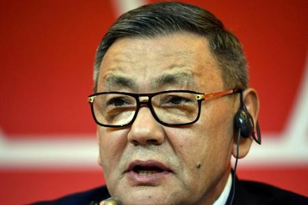 Boxen: Umstrittener AIBA-Präsident Rachimow tritt zurück Boxen: Umstrittener AIBA-Präsident Rachimow tritt zurück