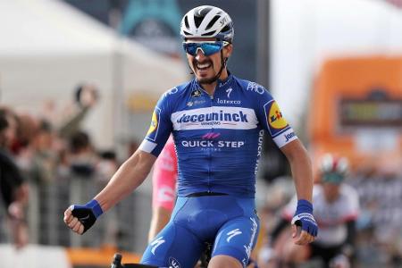 Tirreno-Adriatico: Alaphilippe gewinnt vorletzte Etappe Tirreno-Adriatico: Alaphilippe gewinnt vorletzte Etappe