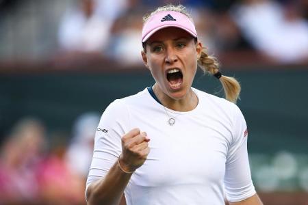 Indian Wells: Kerber schlägt auch Venus Williams und steht im Halbfinale