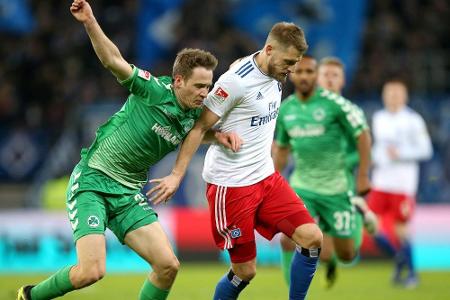 Hunt lässt HSV gegen Fürth spät jubeln