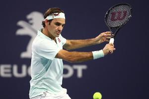Miami: Federer mühelos ins Halbfinale