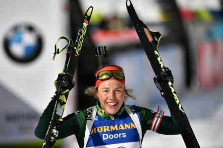 Biathlon: Dahlmeier holt Bronze im WM-Sprint - Kuzmina gewinnt
