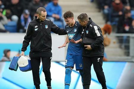 Hoffenheims Geiger fällt nach Leisten-OP aus Hoffenheims Geiger fällt nach Leisten-OP aus
