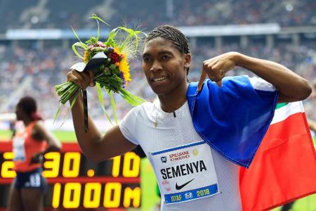 Kurz vor CAS-Entscheid: Semenya bei Saisoneinstand mit Doppelsieg Kurz vor CAS-Entscheid: Semenya bei Saisoneinstand mit Doppelsieg