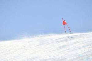 Starker Wind: WM-Super-G verkürzt