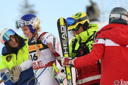 WM-Super-G: Vonn bei schwerem Sturz unverletzt - Abschied in der Abfahrt